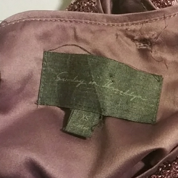 ✌ Sunday in Brooklyn Sequin Peplum Top - Picture 5 of 7